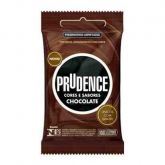 Preservativo C S Chocolate Com 3 Unidades Prudence