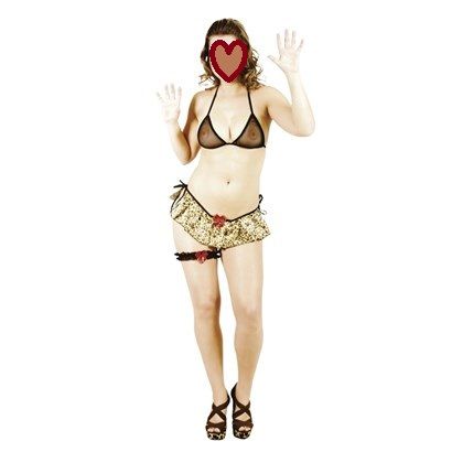 Mini Fantasia Selvagem Pimenta Sexy